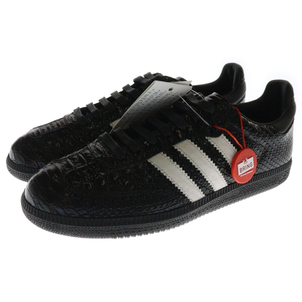 adidas(アディダス) Samba OG Made in Italy Crocodile サンバ OG メイド イン イタリー クロコダイル ローカットスニーカー ブラック US6/24cm IE9120