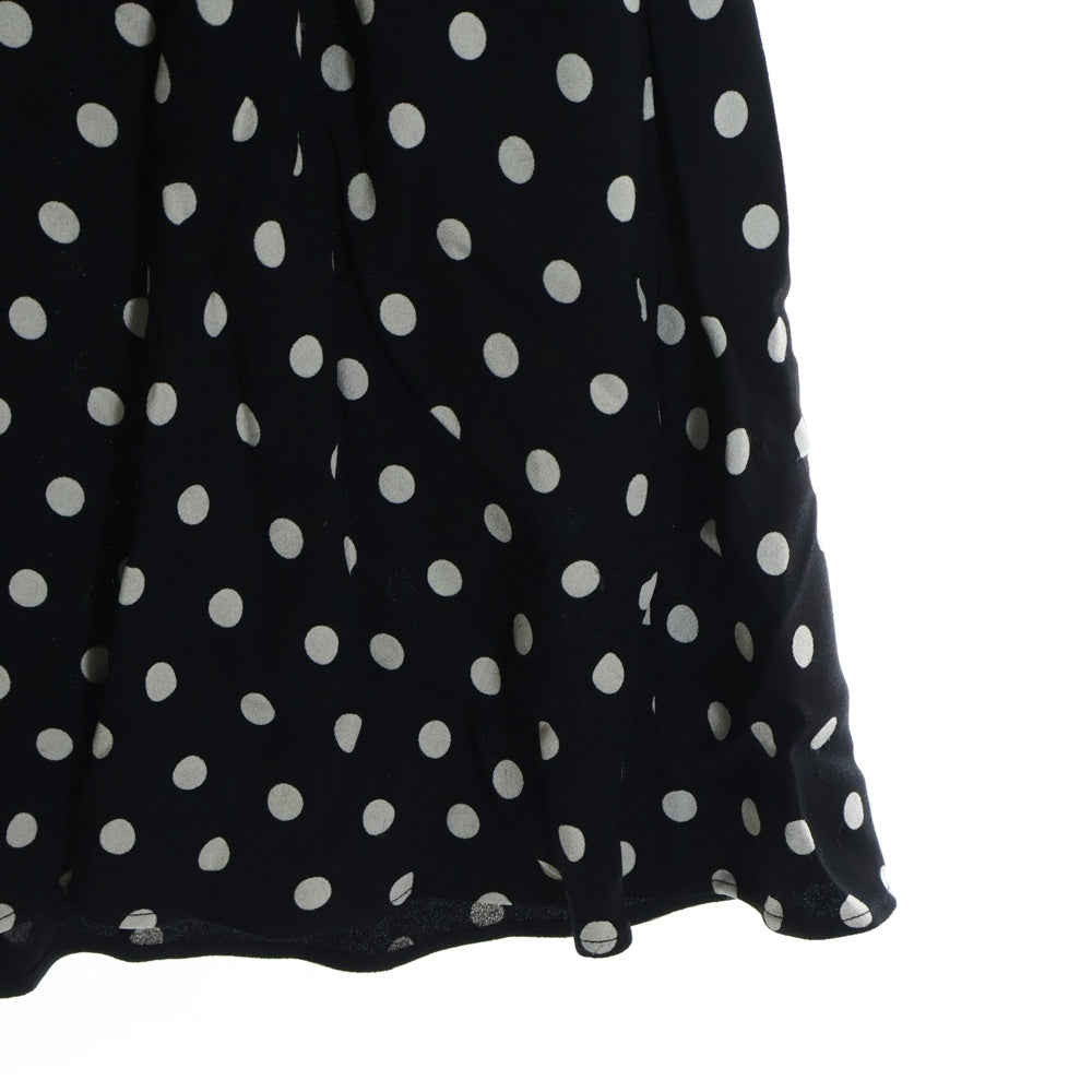 CELINE(セリーヌ) 24AW ドット柄 バックジップ ワンピース レディース ブラック PR003808D.38OW