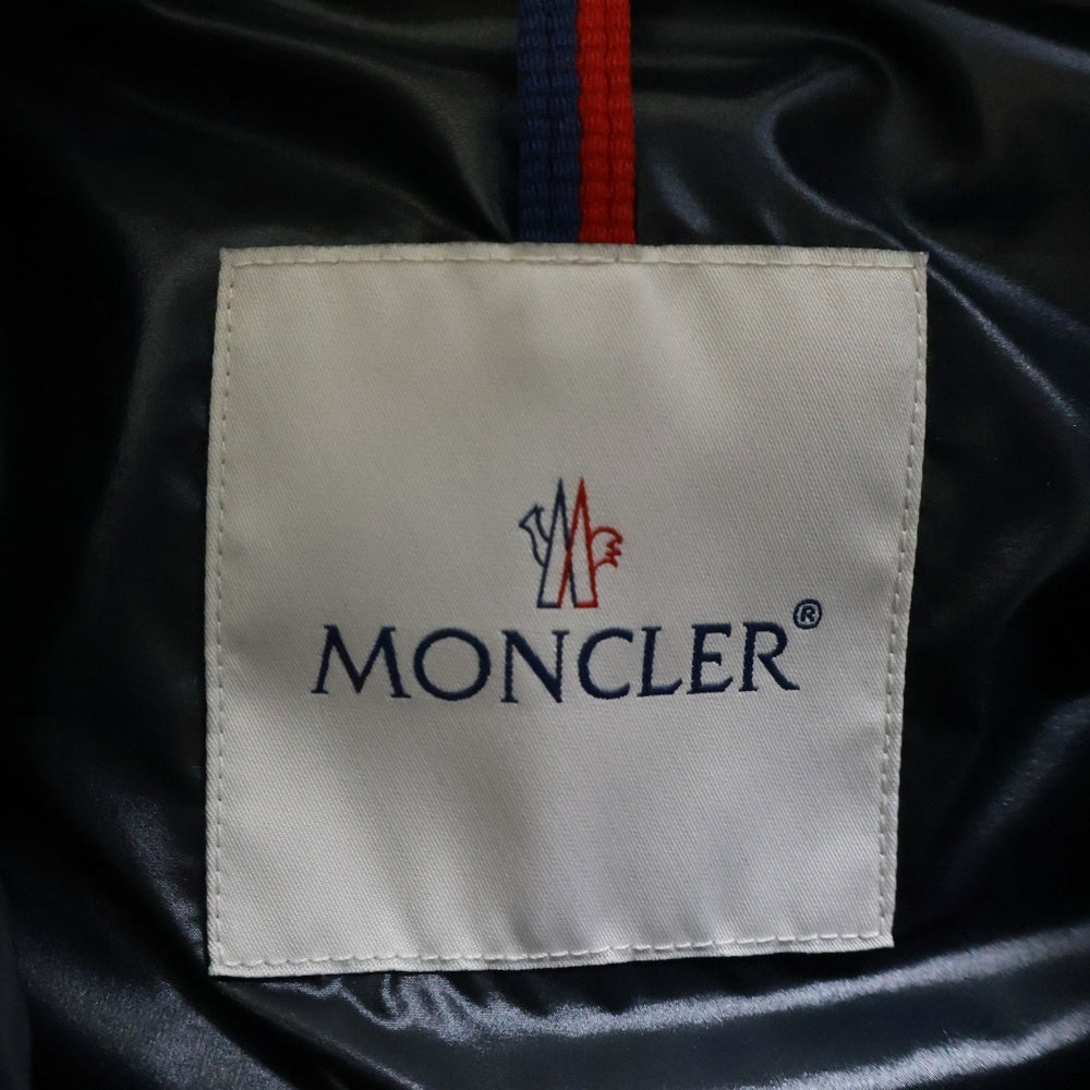 MONCLER(モンクレール) CARDERE GIUBBOTTO CARDERE JACKET ロゴフーディー カルデラダウンジャケット ネイビー H20911A00105 54A81