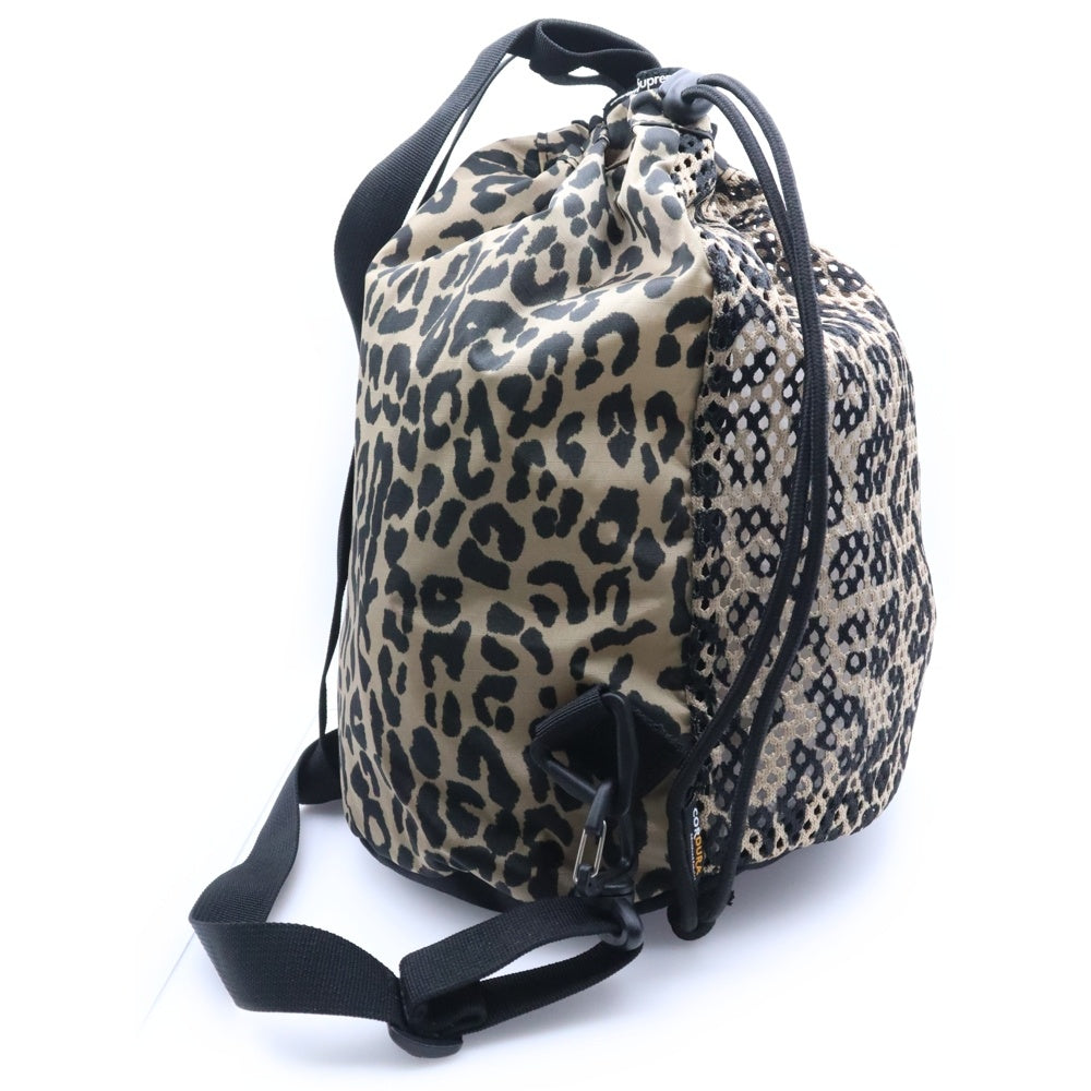 SUPREME(シュプリーム) Mesh Small Backpack Leopatd メッシュ スモール バックパック レオパード アイボリー/ブラック