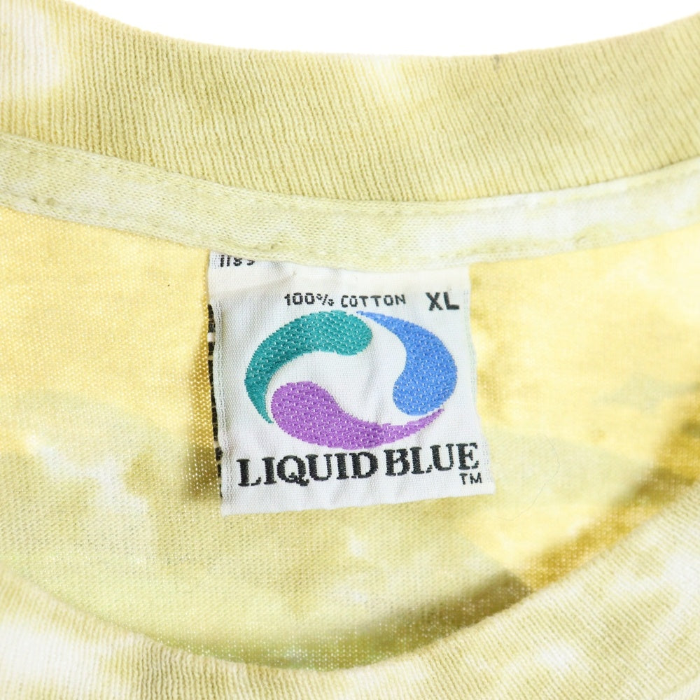 VINTAGE(ヴィンテージ) 90s LIQUID BLUE タイダイプリント クルーネック半袖Tシャツカットソー マルチカラー