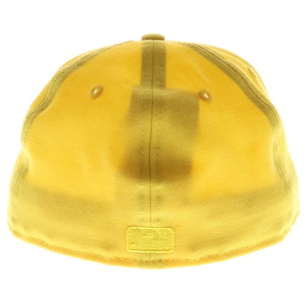 FEAR OF GOD ESSENTIALS(フィアオブゴッド エッセンシャルズ) ×New Era 59FIFTY Trucker Style ×ニューエラ ロゴ刺しゅう ベースボールキャップ 帽子 イエロー