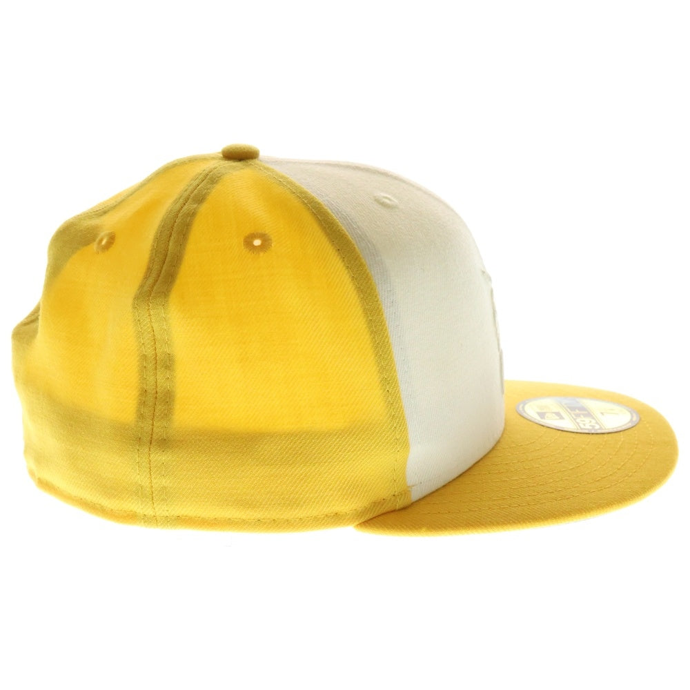 FEAR OF GOD ESSENTIALS(フィアオブゴッド エッセンシャルズ) ×New Era 59FIFTY Trucker Style ×ニューエラ ロゴ刺しゅう ベースボールキャップ 帽子 イエロー