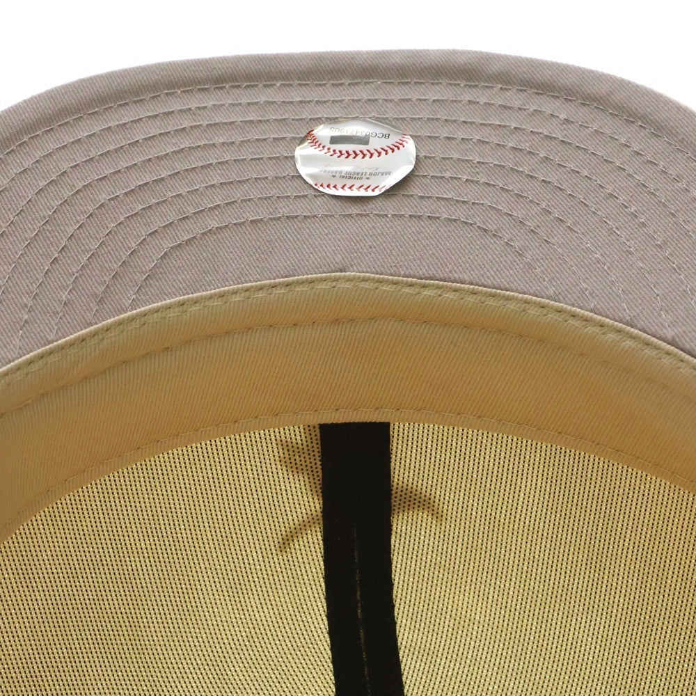 FEAR OF GOD ESSENTIALS(フィアオブゴッド エッセンシャルズ) ×New Era 59FIFTY Trucker Style ×ニューエラ ロゴ刺しゅう ベースボールキャップ 帽子 イエロー
