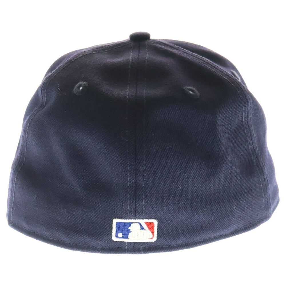 FEAR OF GOD ESSENTIALS(フィアオブゴッド エッセンシャルズ) ×New Era 59FIFTY Fitted Cap ×ニューエラ ロゴ刺しゅう ベースボールキャップ 帽子 ネイビー