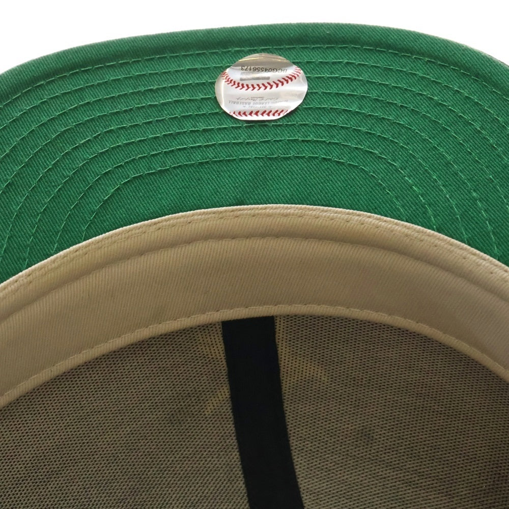 FEAR OF GOD ESSENTIALS(フィアオブゴッド エッセンシャルズ) ×New Era 59FIFTY Fitted Cap ×ニューエラ ロゴ刺しゅう ベースボールキャップ 帽子 ネイビー