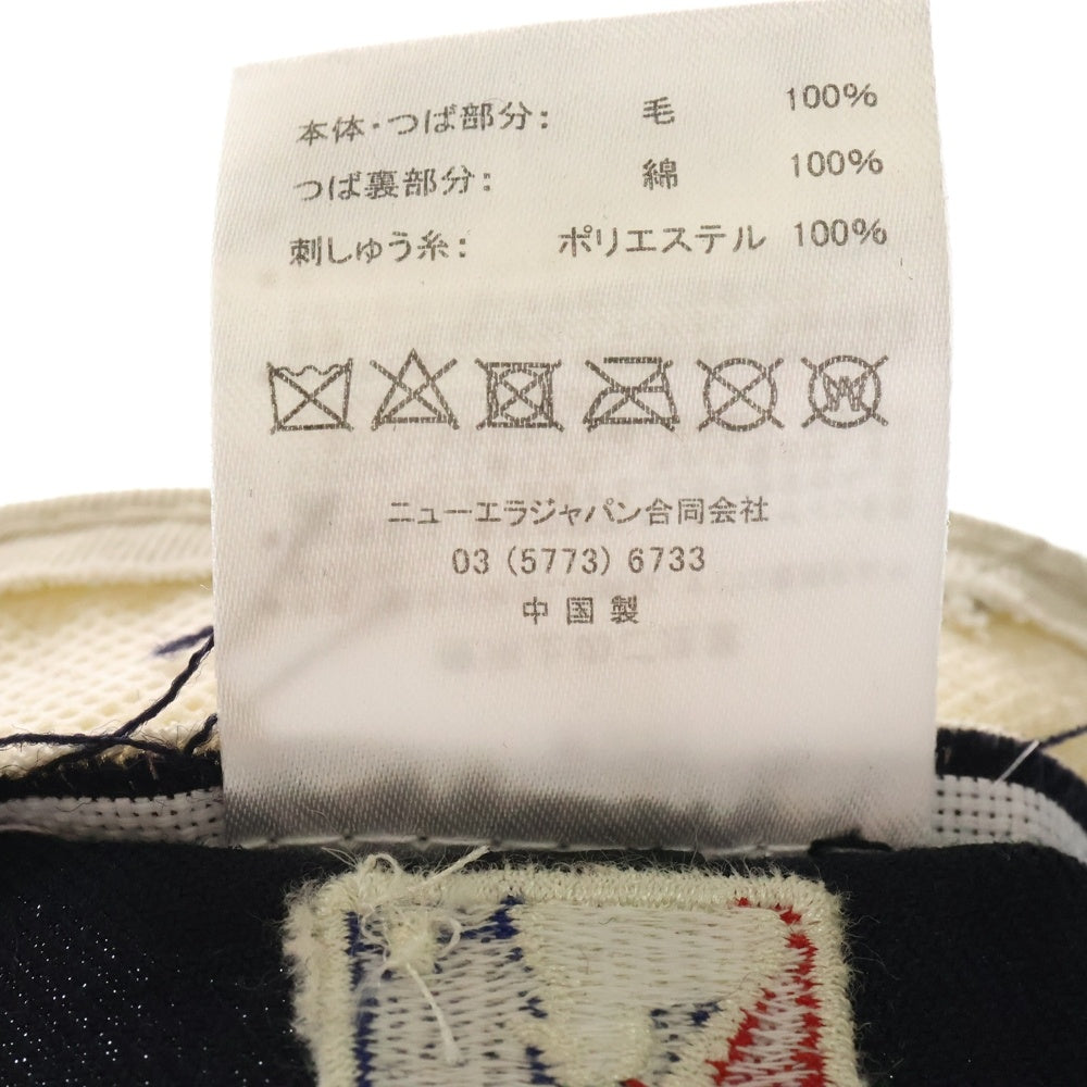 FEAR OF GOD ESSENTIALS(フィアオブゴッド エッセンシャルズ) ×New Era 59FIFTY Fitted Cap ×ニューエラ ロゴ刺しゅう ベースボールキャップ 帽子 ネイビー