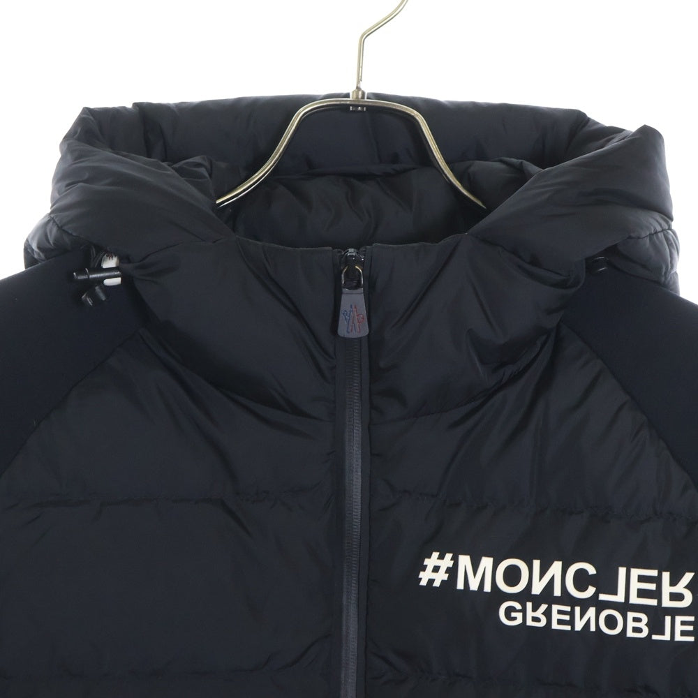 MONCLER(モンクレール) GRENOBLE グルノーブル フード付き袖切り替えダウンジャケット ブラック I20978G00032