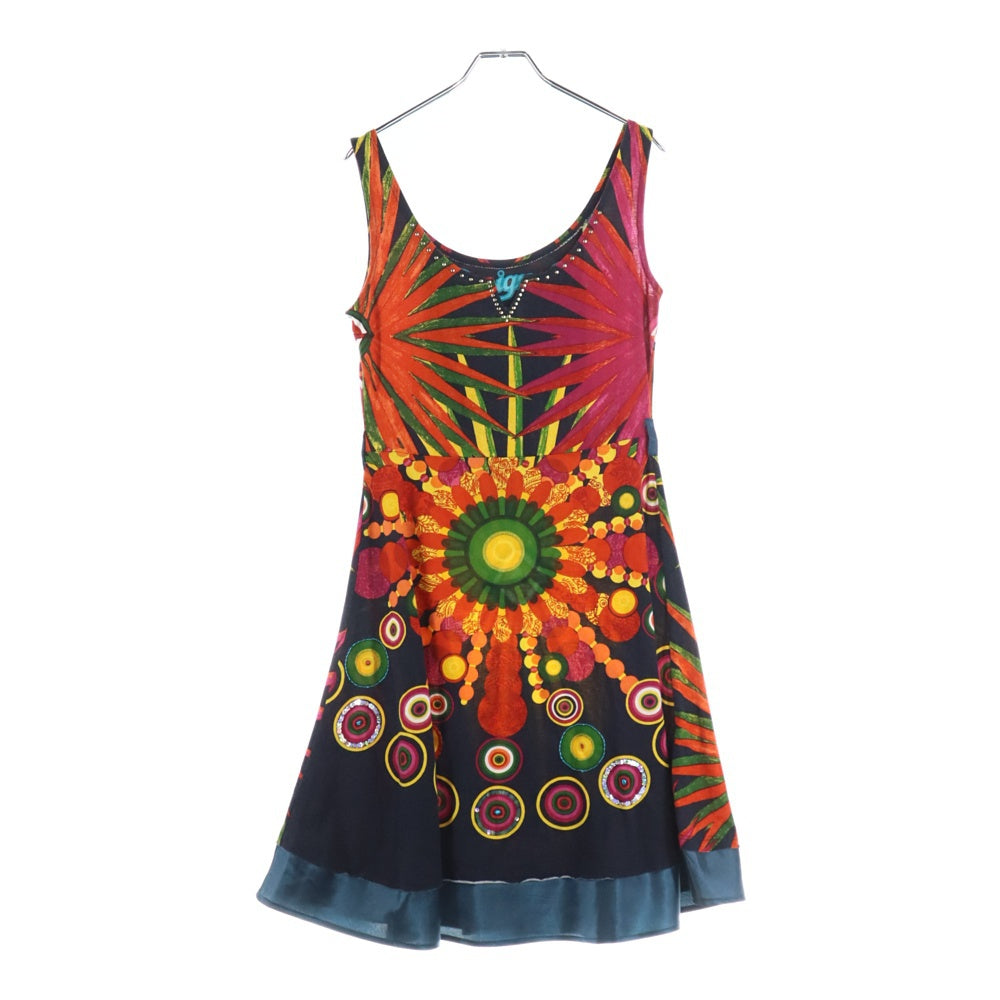 Desigual(デシグアル) Railey Dress レイリードレス ノースリーブ総柄ワンピース レディース マルチカラー 41V2138