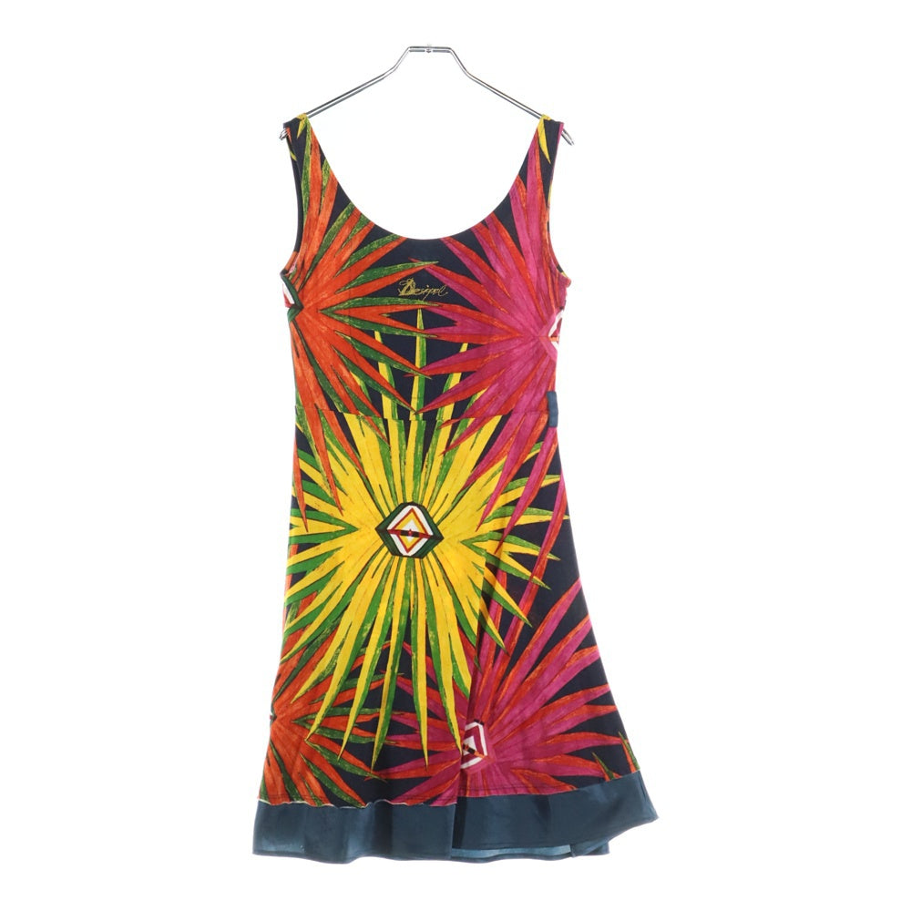 Desigual(デシグアル) Railey Dress レイリードレス ノースリーブ総柄ワンピース レディース マルチカラー 41V2138
