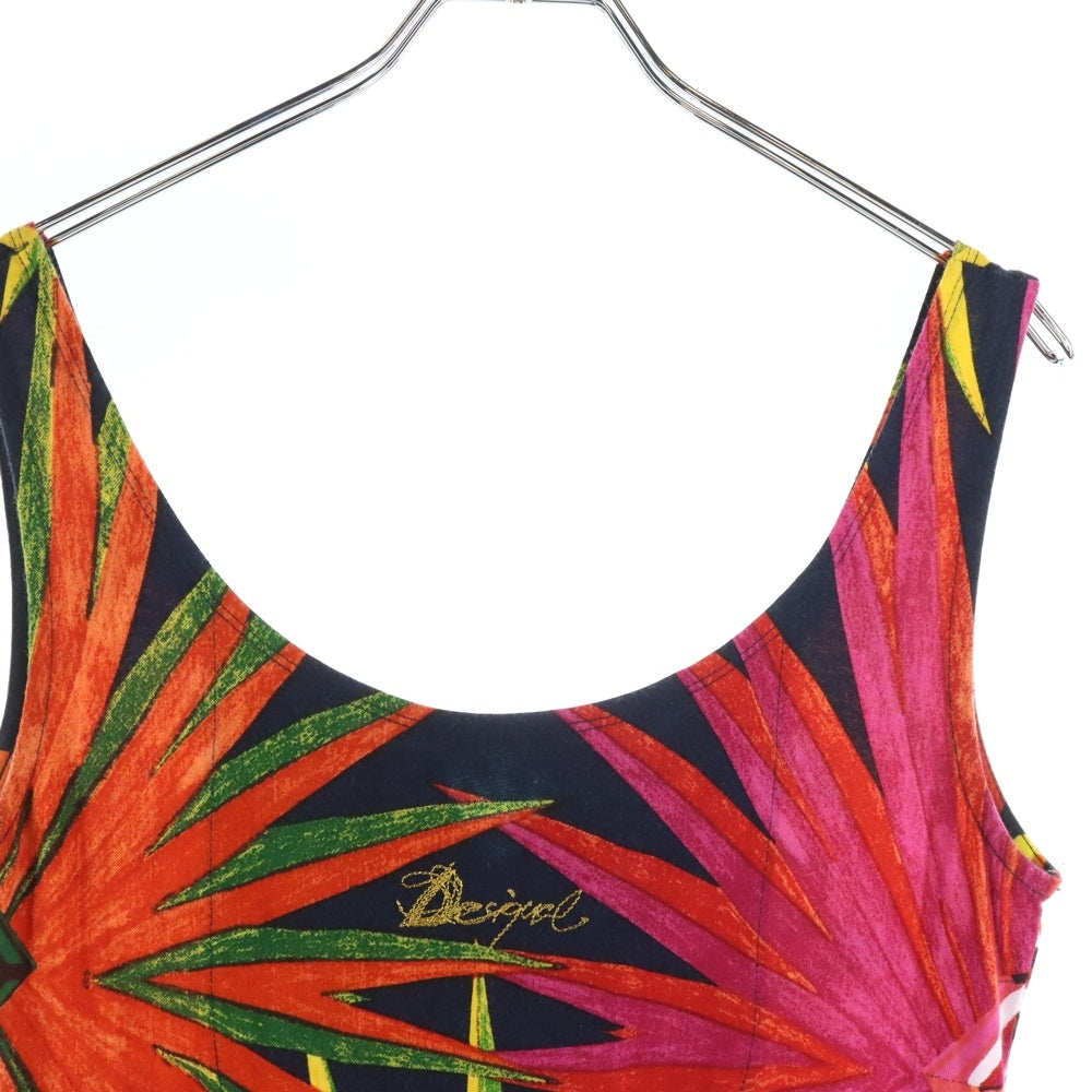 Desigual(デシグアル) Railey Dress レイリードレス ノースリーブ総柄ワンピース レディース マルチカラー 41V2138