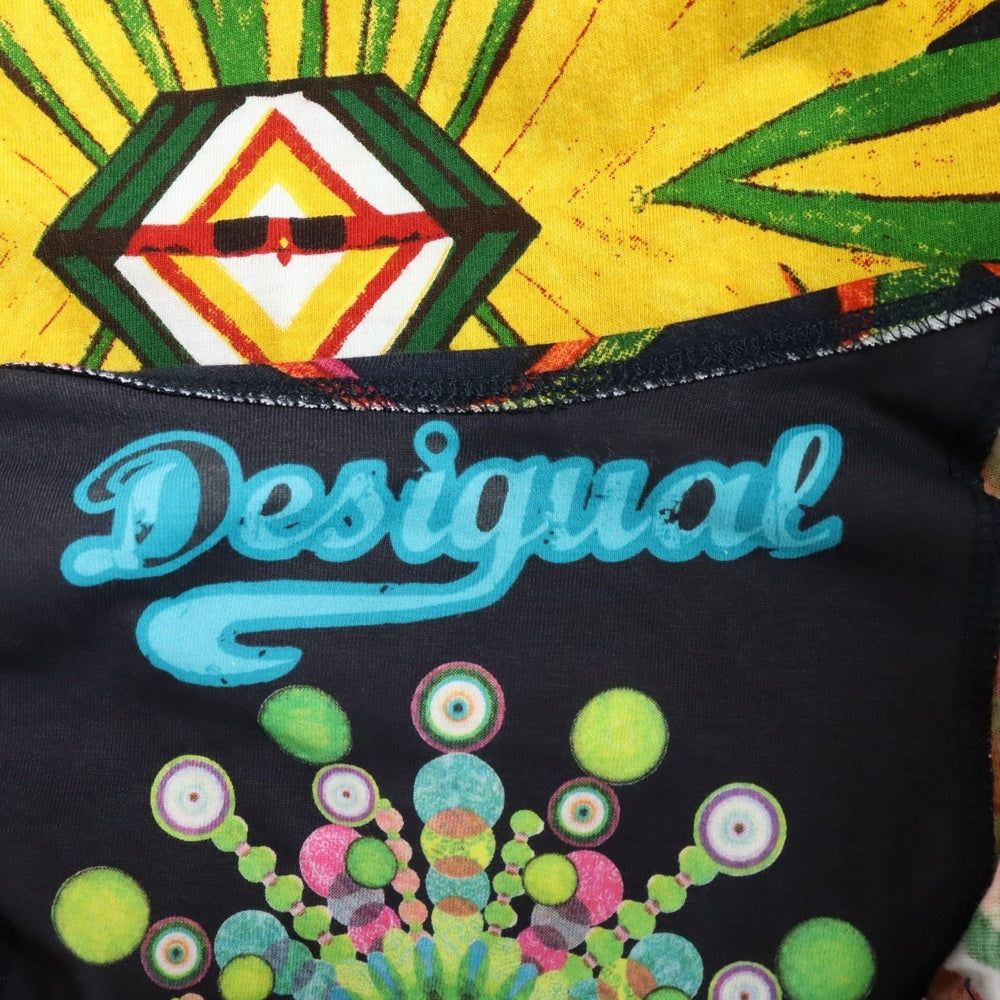 Desigual(デシグアル) Railey Dress レイリードレス ノースリーブ総柄ワンピース レディース マルチカラー 41V2138