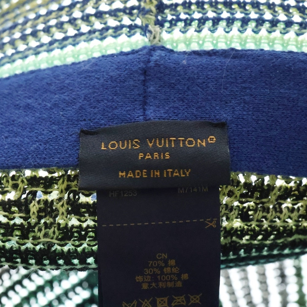 LOUIS VUITTON(ルイヴィトン) シャポー LV クロシェ ストライプ バケットハット マルチカラー M7141M