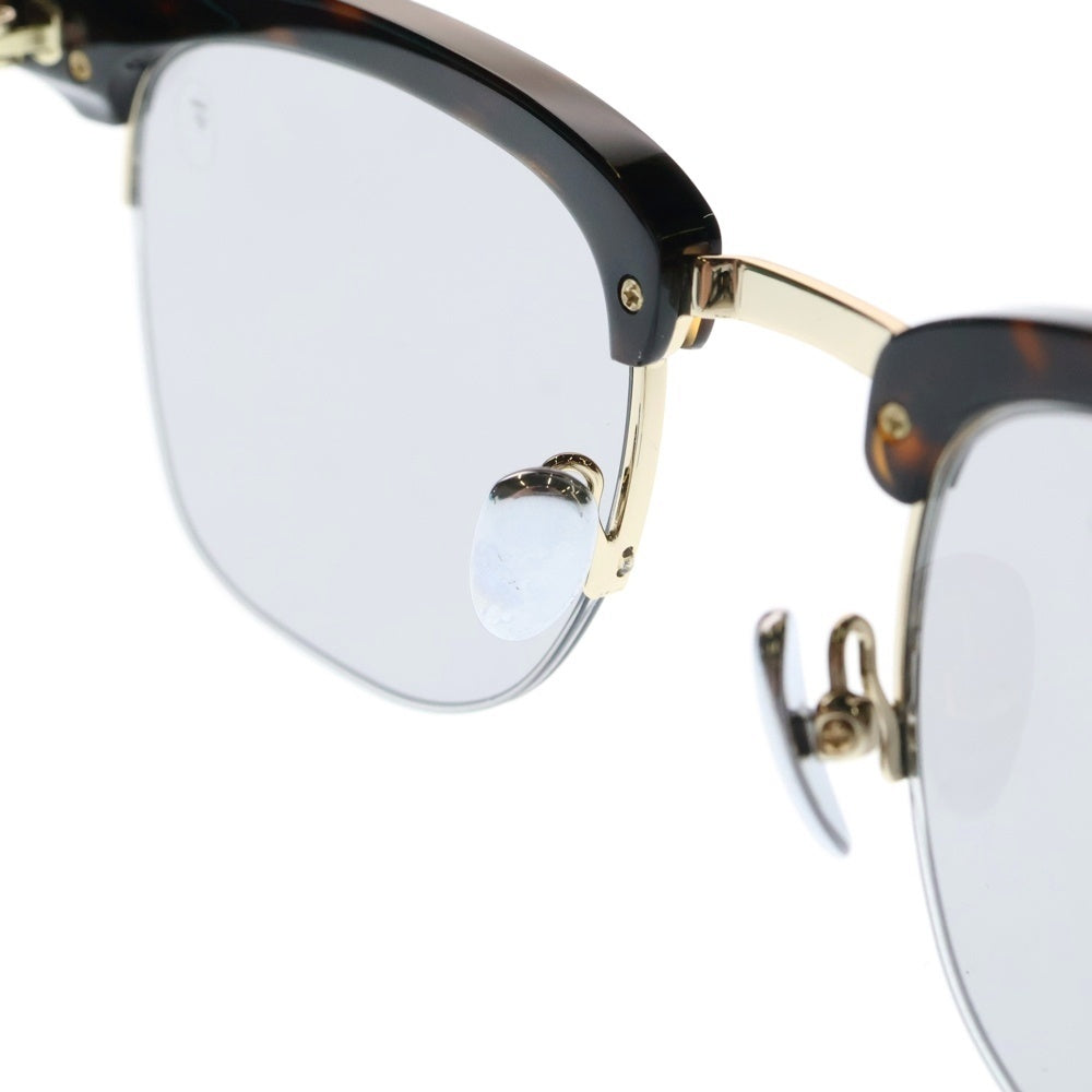 A BATHING APE(アベイシングエイプ) SUNGLASSES#1 サーモントシェイプ ブロウ型 サングラス アイウェア 眼鏡 ブラウン BS13013