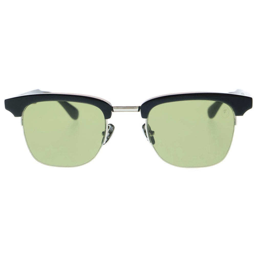 A BATHING APE(アベイシングエイプ) SUNGLASSES#1 サーモントシェイプ ブロウ型 サングラス アイウェア 眼鏡 ブラック BS13013