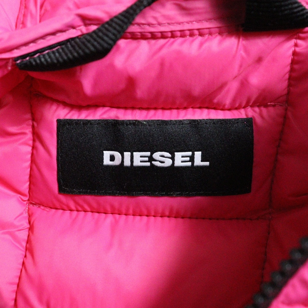 DIESEL(ディーゼル) フーディージップアップダウンベスト キッズ ピンク J00224-KXB9C