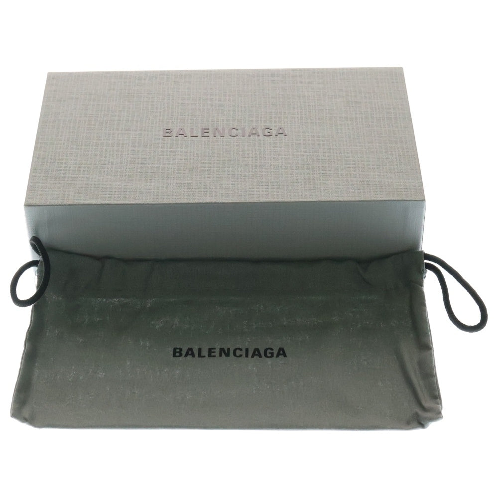 BALENCIAGA(バレンシアガ) CASH CONTINENTAL キャッシュコンチネンタルウォレット ラウンドジップレザーロゴデザイン長財布 ブラック 594317 1IZI3 1090