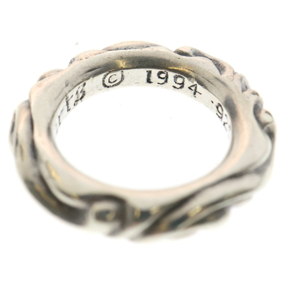 CHROME HEARTS(クロムハーツ) SCRL BAND スクロールバンド リング シルバー BCA351