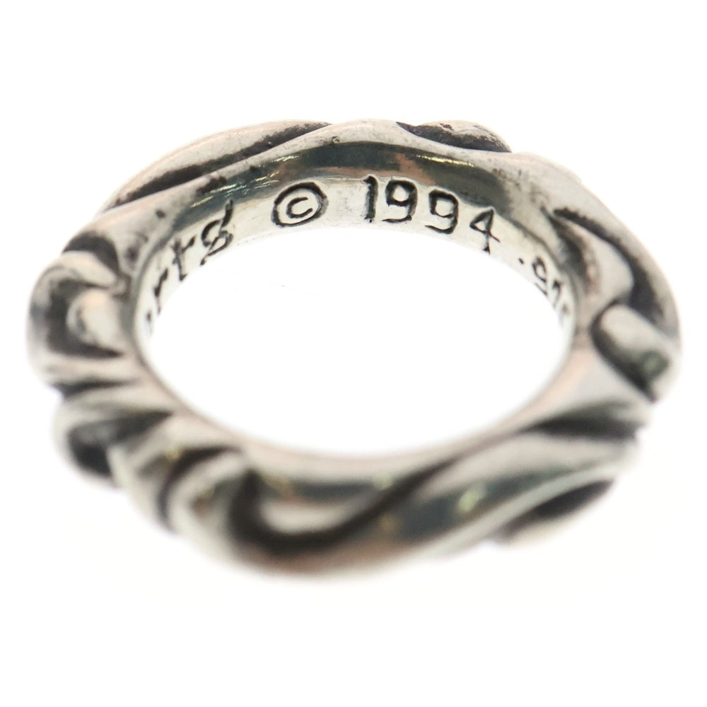 CHROME HEARTS(クロムハーツ) SCRL BAND スクロールバンド リング シルバー BCA351