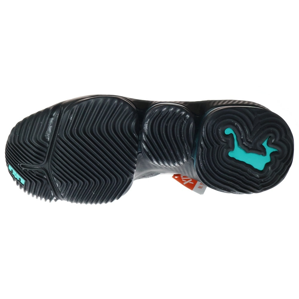 NIKE(ナイキ) ×ATMOS LEBRON 16 LOW EP CLEAR JADE アトモス レブロン16 EP クリアジェイド ローカットスニーカー グレー/ライトブルー US9.5/27.5cm CI3358-003