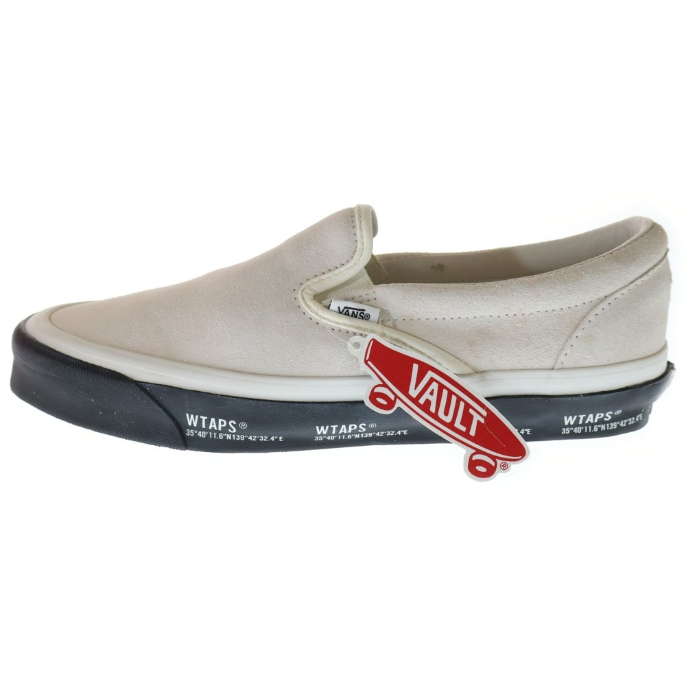 VANS(ヴァンズ) ×WTAPS Slip-On ダブルタップス スリッポン ローカットスニーカー ベージュ US10.5/28.5cm VN0A45JK20F1