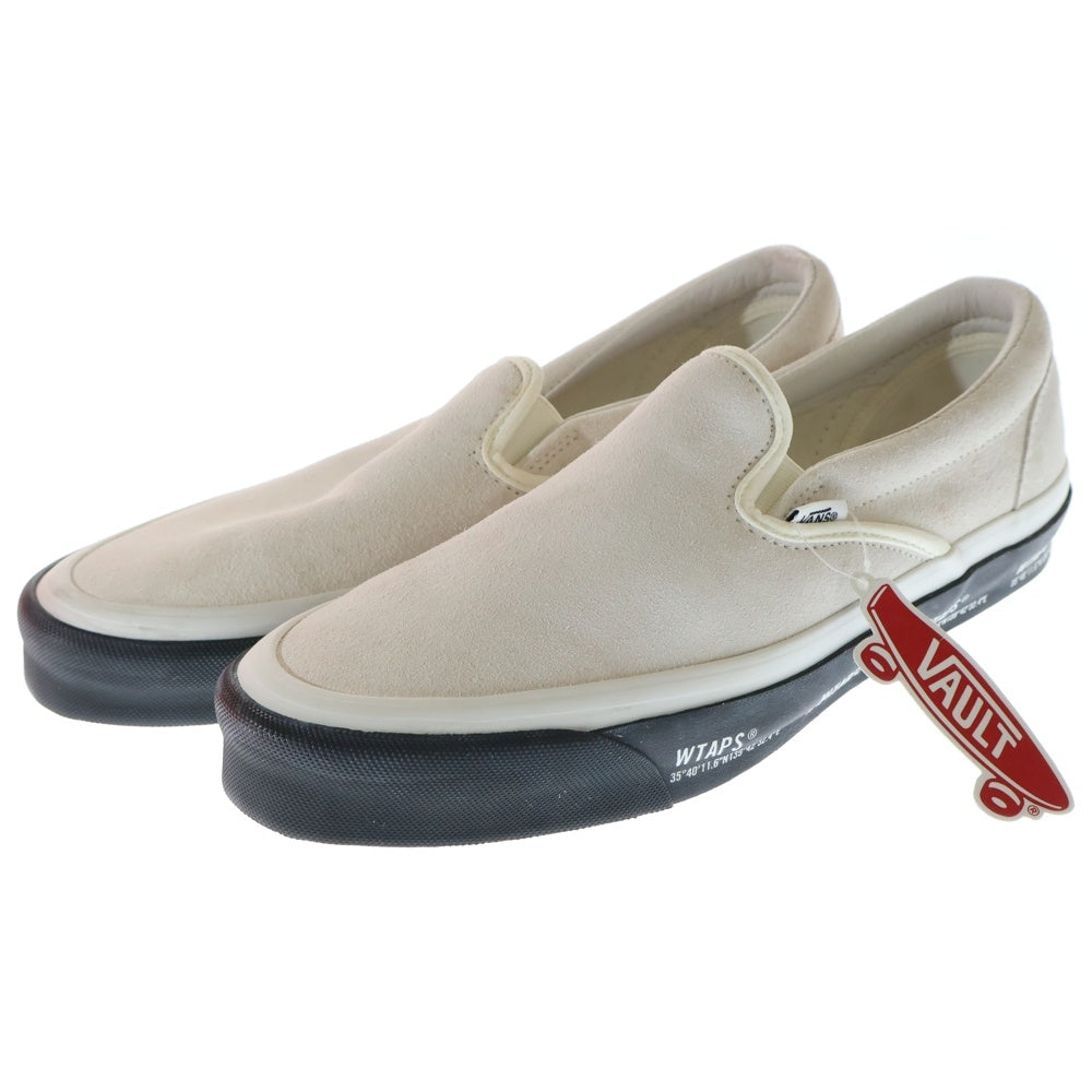 VANS(ヴァンズ) ×WTAPS Slip-On ダブルタップス スリッポン ローカットスニーカー ベージュ US10.5/28.5cm VN0A45JK20F1
