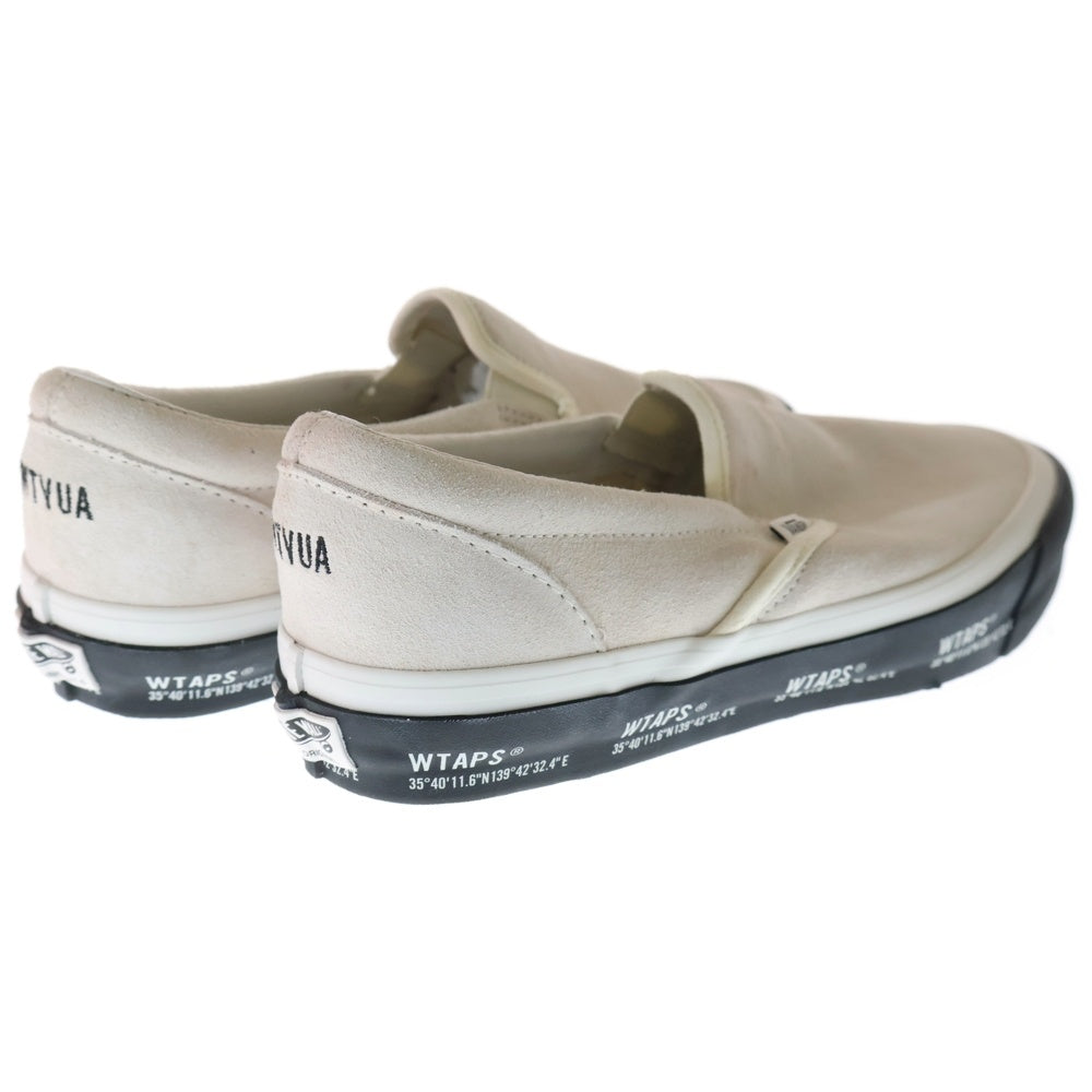 VANS(ヴァンズ) ×WTAPS Slip-On ダブルタップス スリッポン ローカットスニーカー ベージュ US10.5/28.5cm VN0A45JK20F1