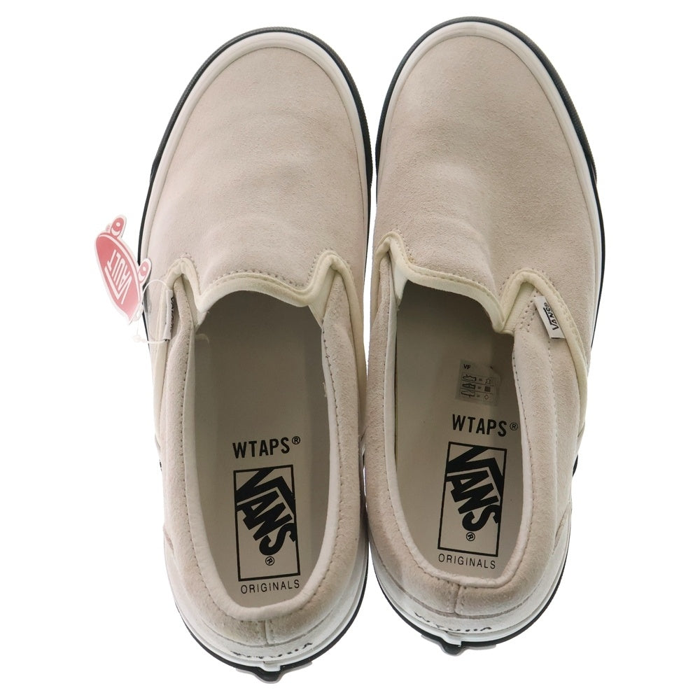 VANS(ヴァンズ) ×WTAPS Slip-On ダブルタップス スリッポン ローカットスニーカー ベージュ US10.5/28.5cm VN0A45JK20F1