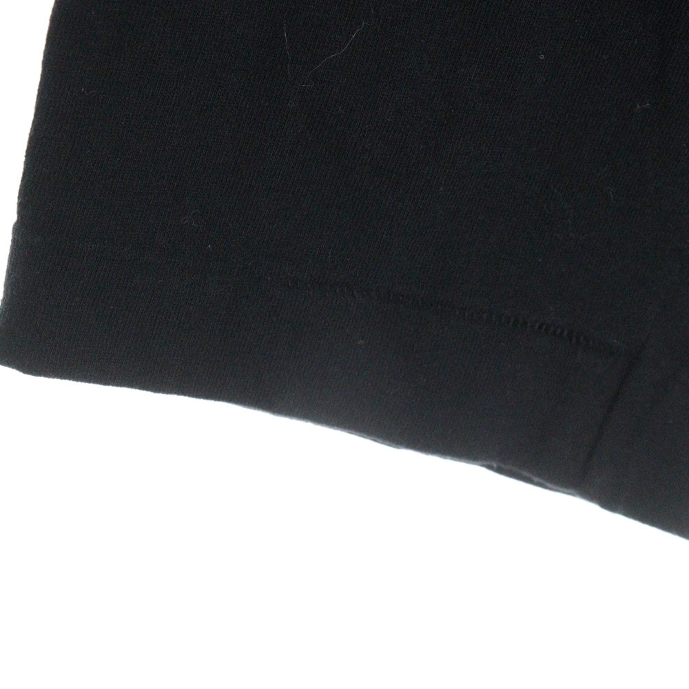 Yohji Yamamoto POUR HOMME(ヨウジヤマモト プールオム) 23AW 柄切り替え前後差CD 変形長袖シャツ ブラック HJ-T74-081