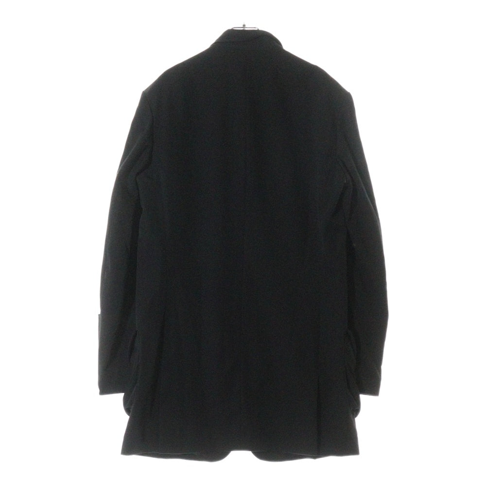 Yohji Yamamoto POUR HOMME(ヨウジヤマモト プールオム) 20SS Pocket Flap Blazer ポケットフラップ ロング丈テーラードジャケットブレザー ブラック HN-J63-100