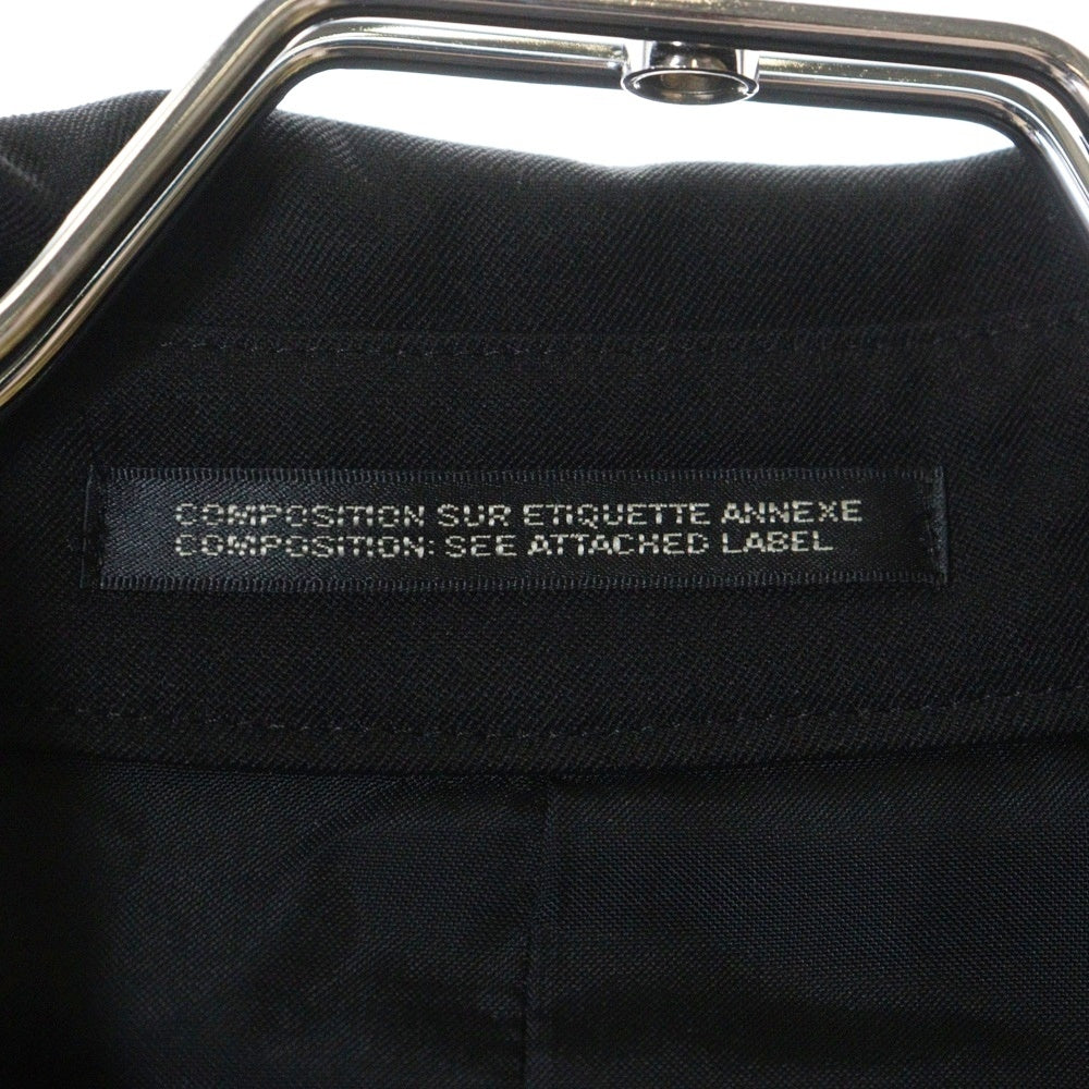 Yohji Yamamoto POUR HOMME(ヨウジヤマモト プールオム) 20SS Pocket Flap Blazer ポケットフラップ ロング丈テーラードジャケットブレザー ブラック HN-J63-100