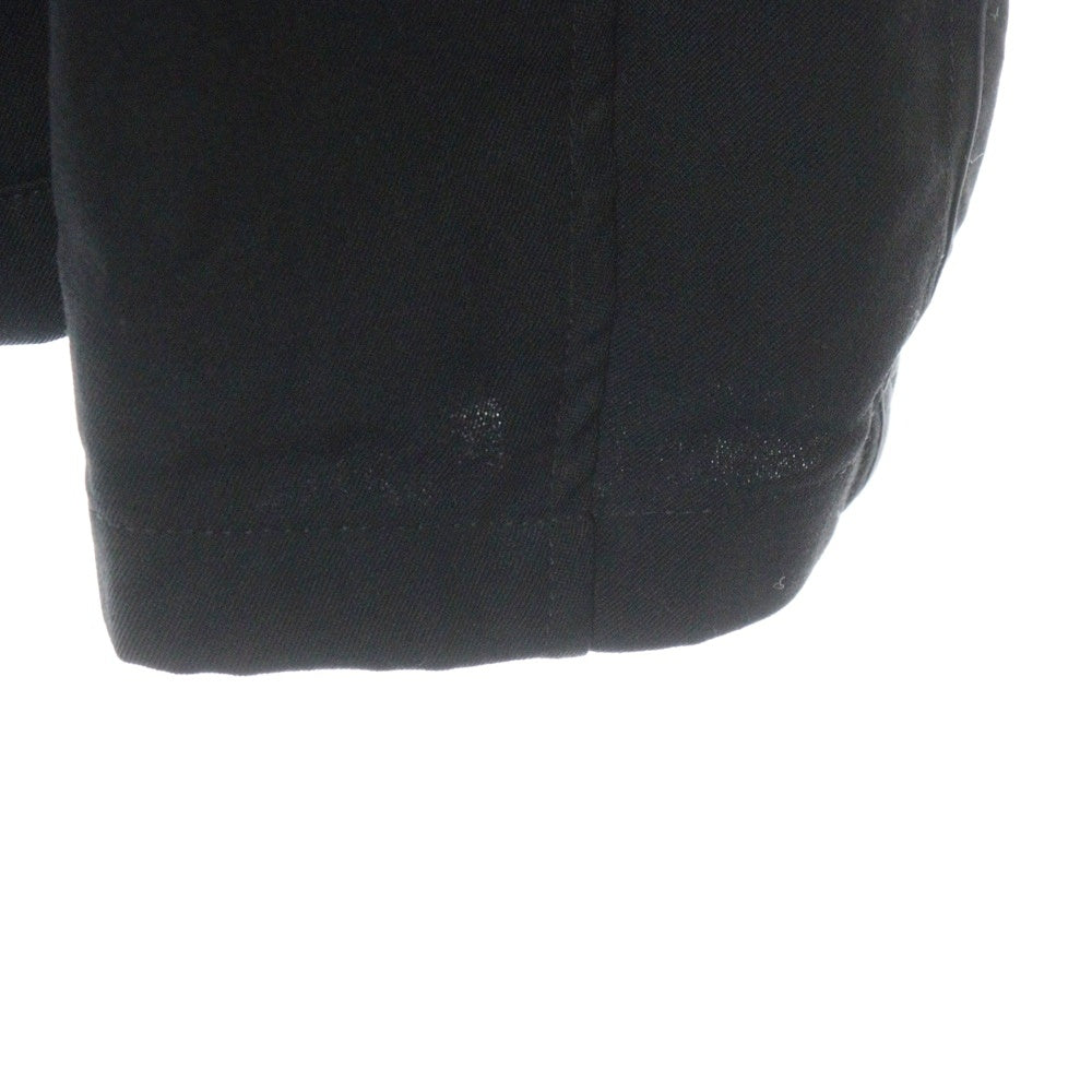 Yohji Yamamoto POUR HOMME(ヨウジヤマモト プールオム) 16SS シワギャバ前ホック縦ラインデザインウールテーラードジャケット ブラック H0-J12-100