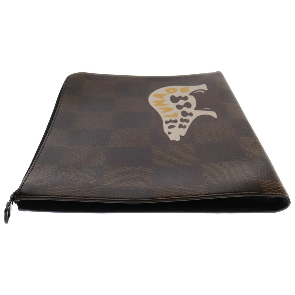 LOUIS VUITTON(ルイヴィトン) ダミエ・エベヌジャイアント ポシェット・ジュール クラッチバッグ ブラウン N60390