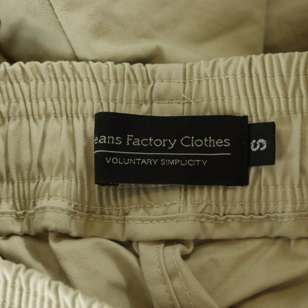 NO BRAND(ノーブランド) jeans factory clothes カーゴポケットパンツ ベージュ