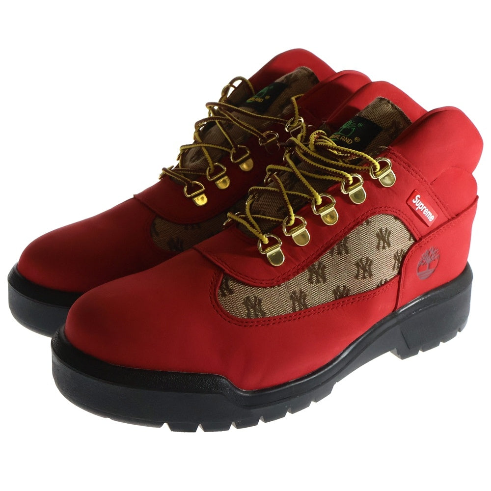 SUPREME(シュプリーム) 21AW ×TIMBERLAND Field Boot Red Nubuck フィールド ブーツ レッド TB0A5T2F