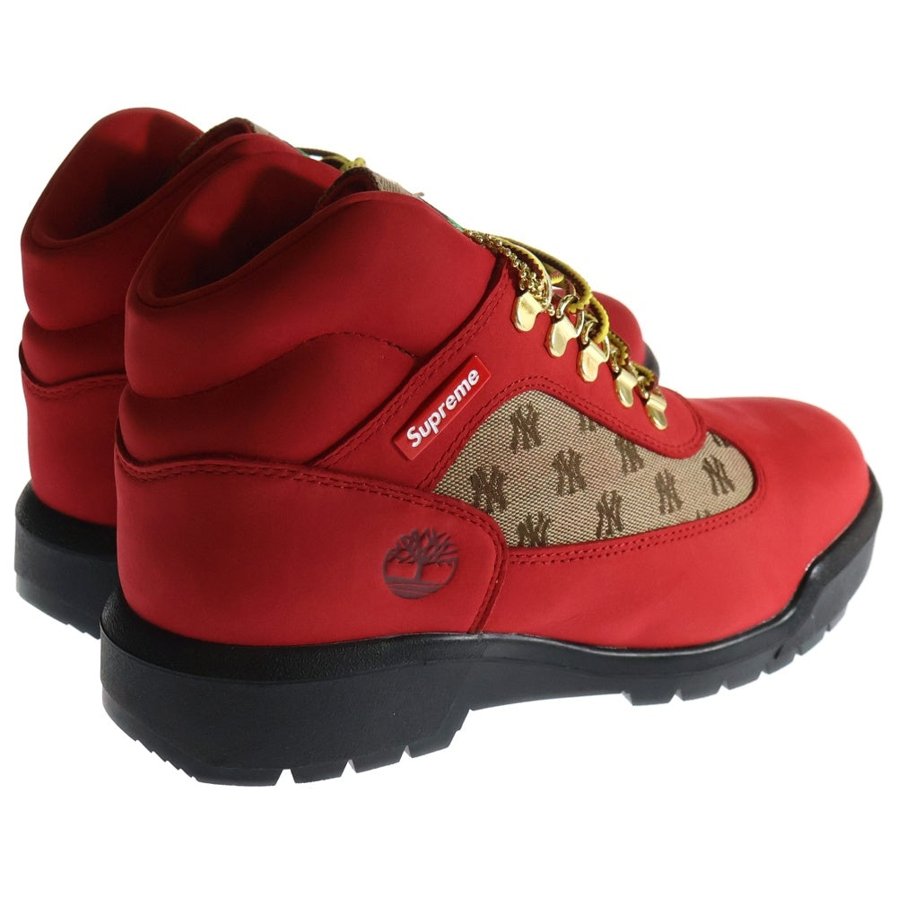 SUPREME(シュプリーム) 21AW ×TIMBERLAND Field Boot Red Nubuck フィールド ブーツ レッド TB0A5T2F
