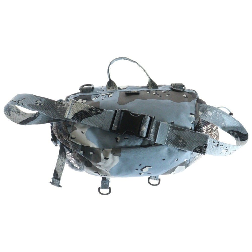 SUPREME(シュプリーム) 20SS Waist Bag Camo Blue フロンドロゴ メッシュ ウエストバッグ ライトブルー