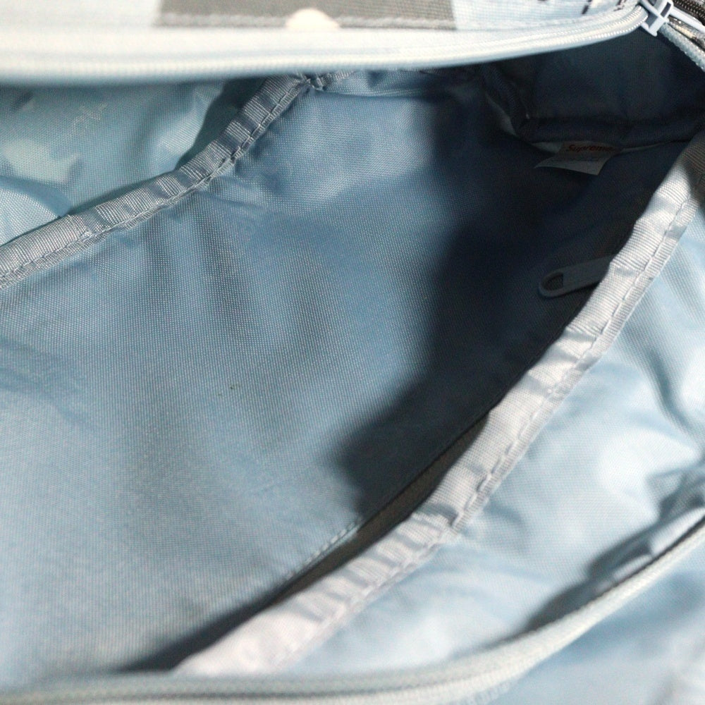 SUPREME(シュプリーム) 20SS Waist Bag Camo Blue フロンドロゴ メッシュ ウエストバッグ ライトブルー