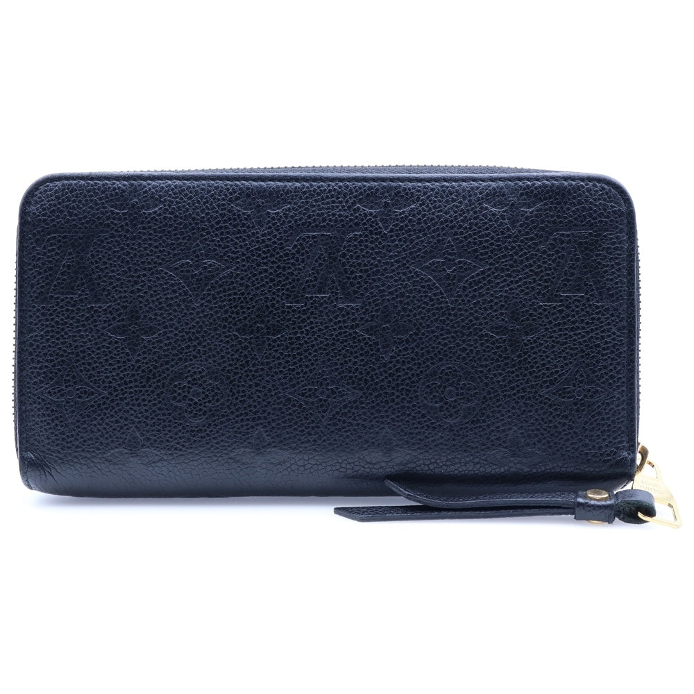 LOUIS VUITTON(ルイヴィトン) モノグラム アンプラント ノワール レザージッピーロングウォレット 長財布 ブラック M61864