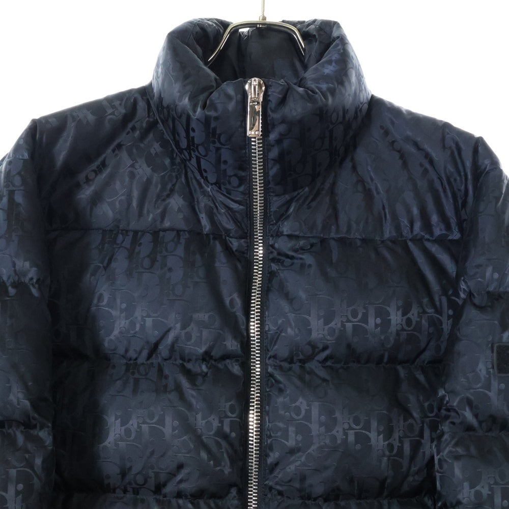 DIOR(ディオール) オブリーク 総柄ナイロンダウンジャケット ブラック 943C449A4462