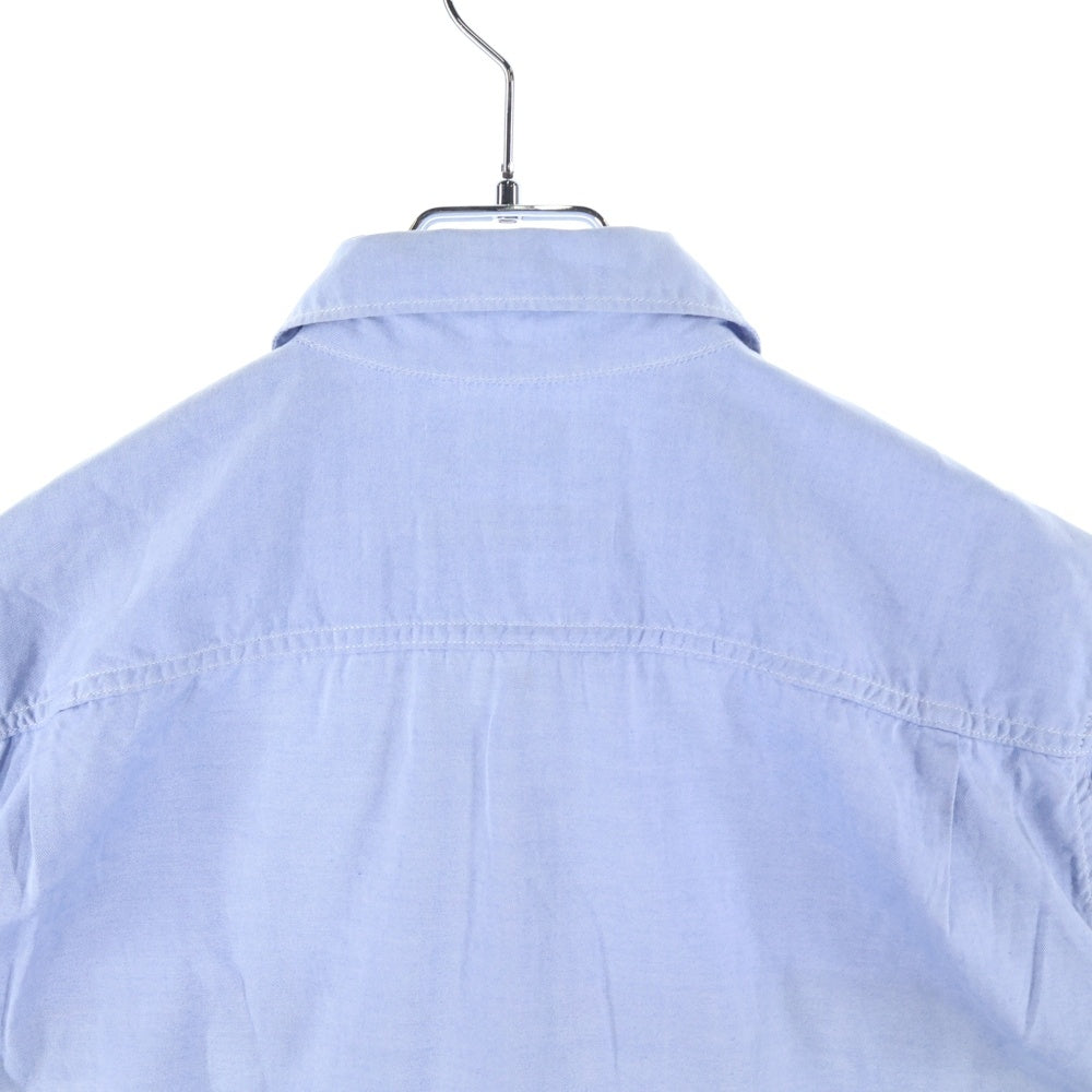 nonnative(ノンネイティブ) ×HOMBRENino フロントチェック切替半袖シャツ ブルー