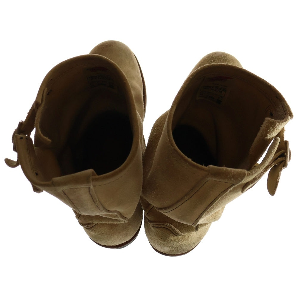 RED WING(レッド ウイング) スウェードレザーエンジニアブーツ ベージュ 8268