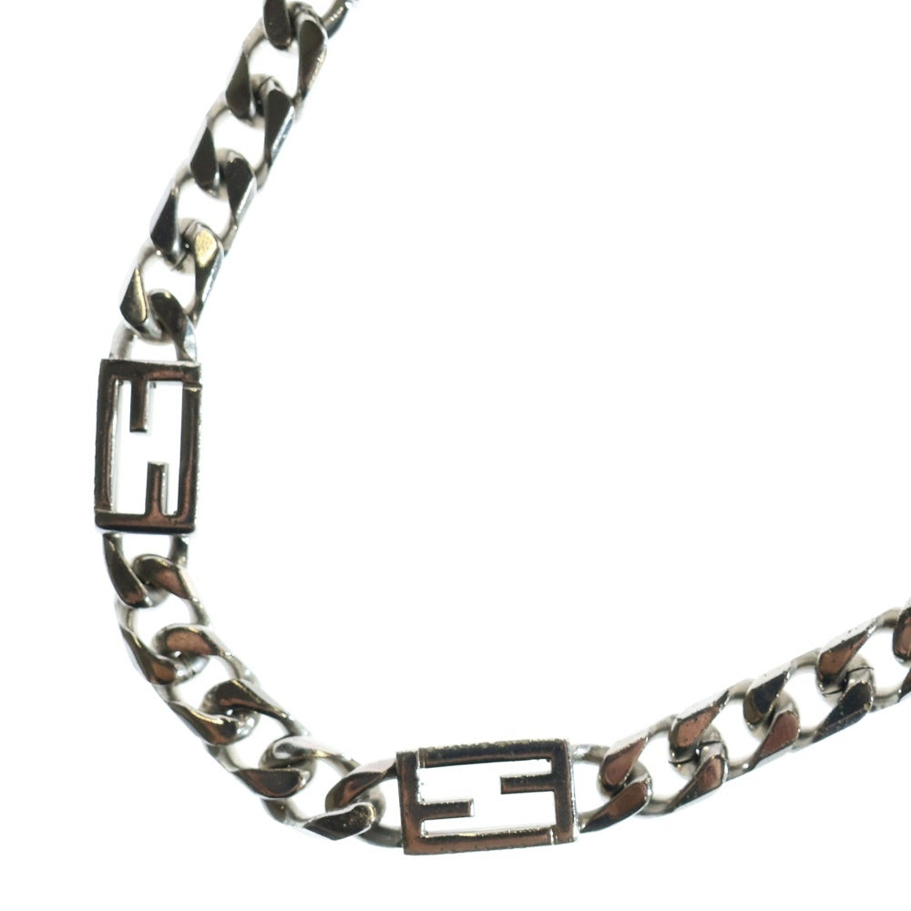 FENDI(フェンディ) ロゴ ネックレスチェーン シルバー 1A3623
