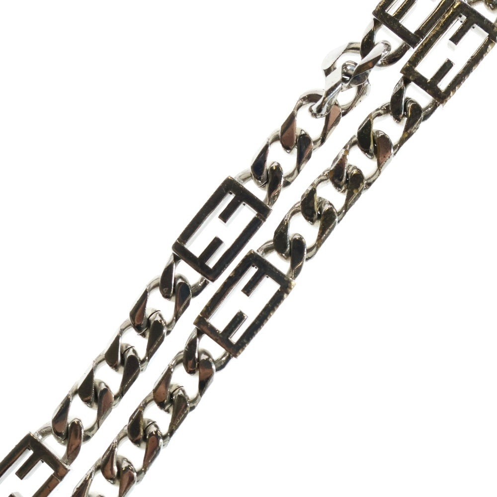 FENDI(フェンディ) ロゴ ネックレスチェーン シルバー 1A3623