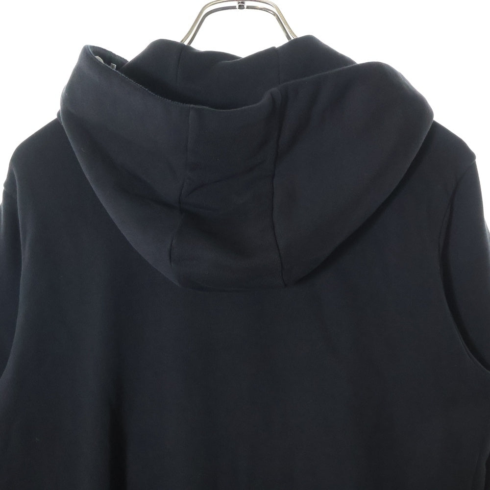 MONCLER(モンクレール) MAGLIA ZIP UP CARDIGAN フード刺繍ロゴ ジップアップスウェットパーカー レディース ブラック H20938G00034 V8183