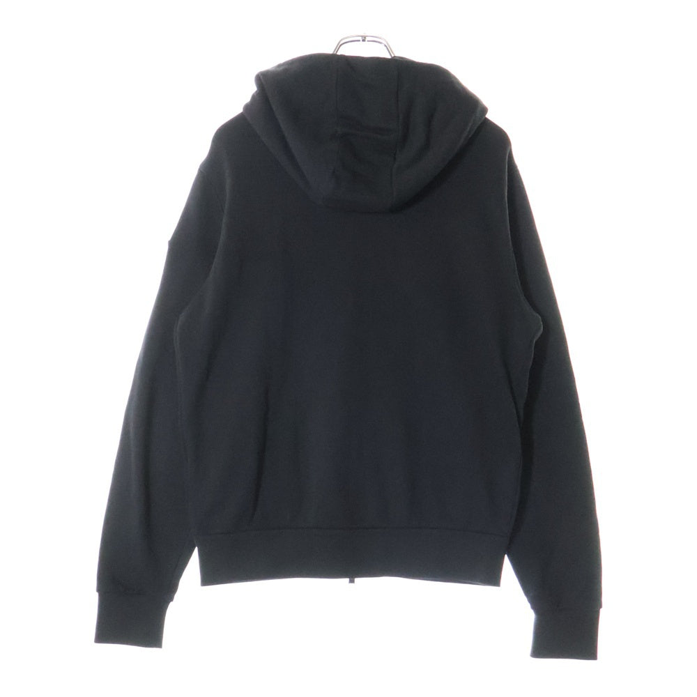 MONCLER(モンクレール) MAGLIA CARDIGAN HOODIE SWEATER フードロゴ刺繍 スウェットジップアップパーカー レディース ブラック H20918G00035 V8183