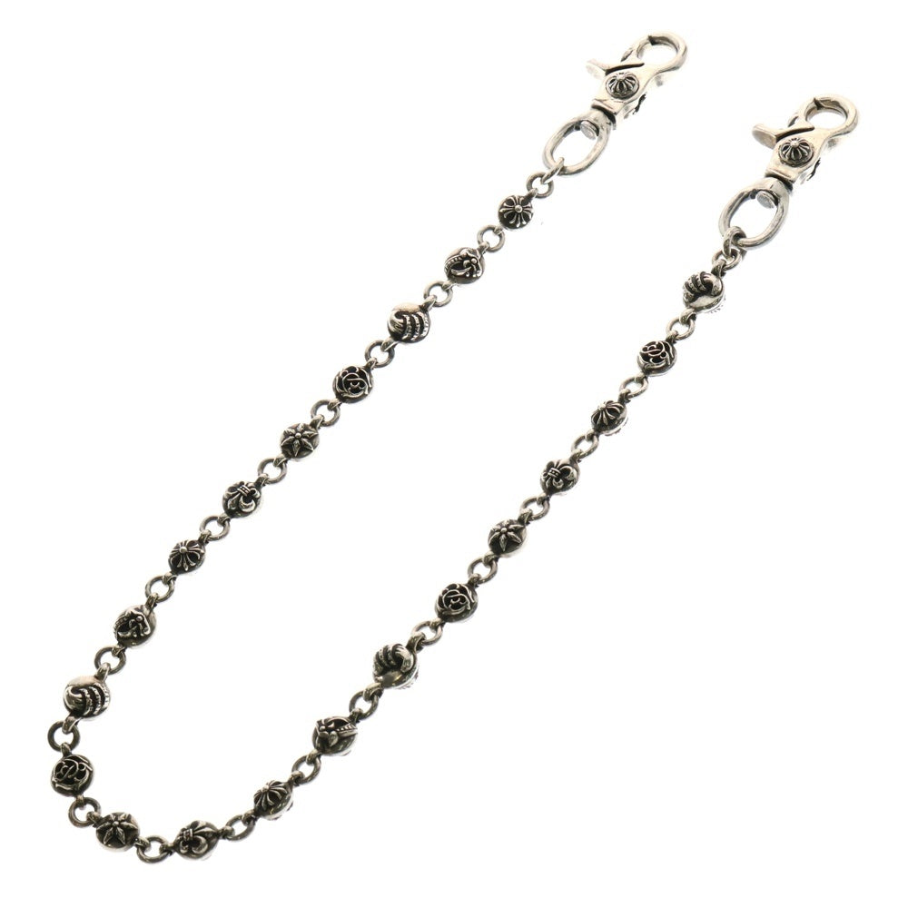CHROME HEARTS(クロムハーツ) 1MULTIBALL LONG-T 2クリップロング#1マルチボール ウォレットチェーン シルバー