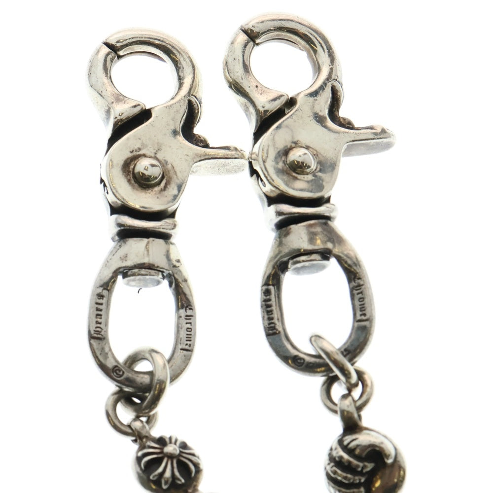 CHROME HEARTS(クロムハーツ) 1MULTIBALL LONG-T 2クリップロング#1マルチボール ウォレットチェーン シルバー