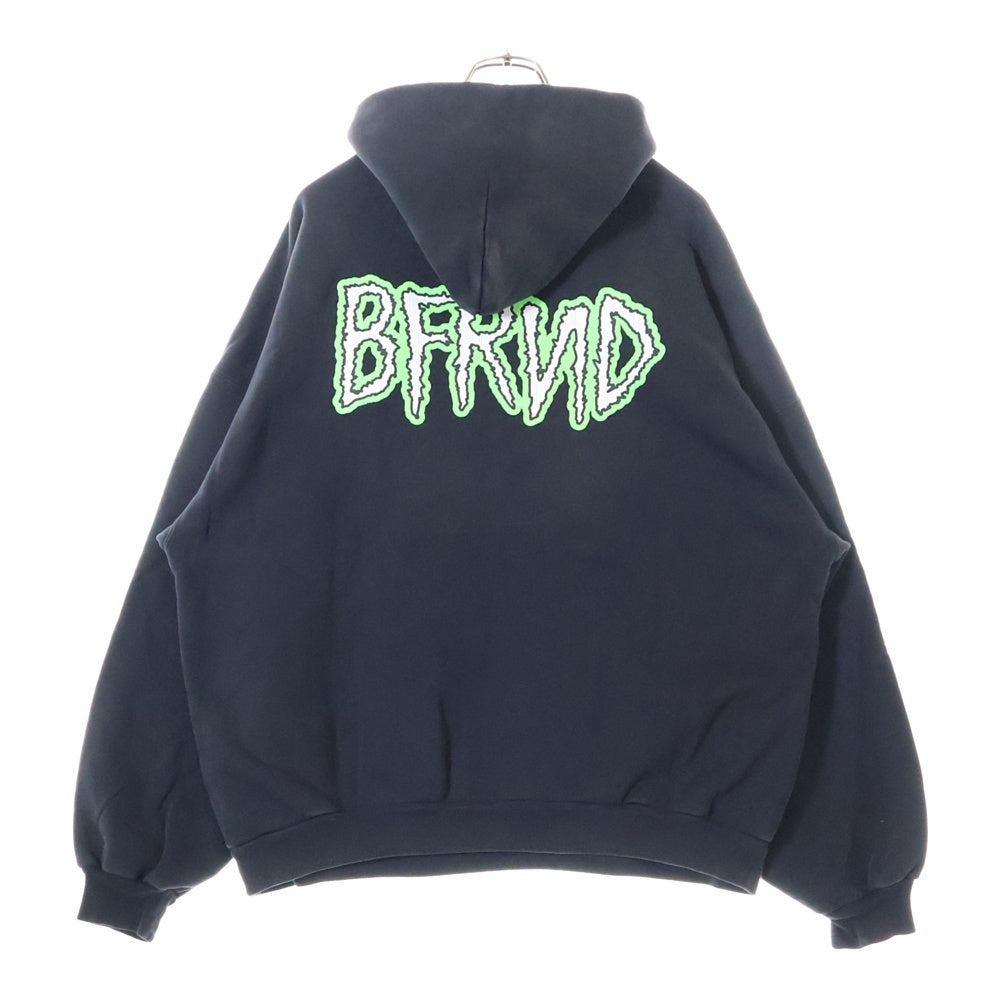 BALENCIAGA(バレンシアガ) 24AW BFRND SERIES コネクテッド プルオーバーパーカー ブラック 739024 TQVG7