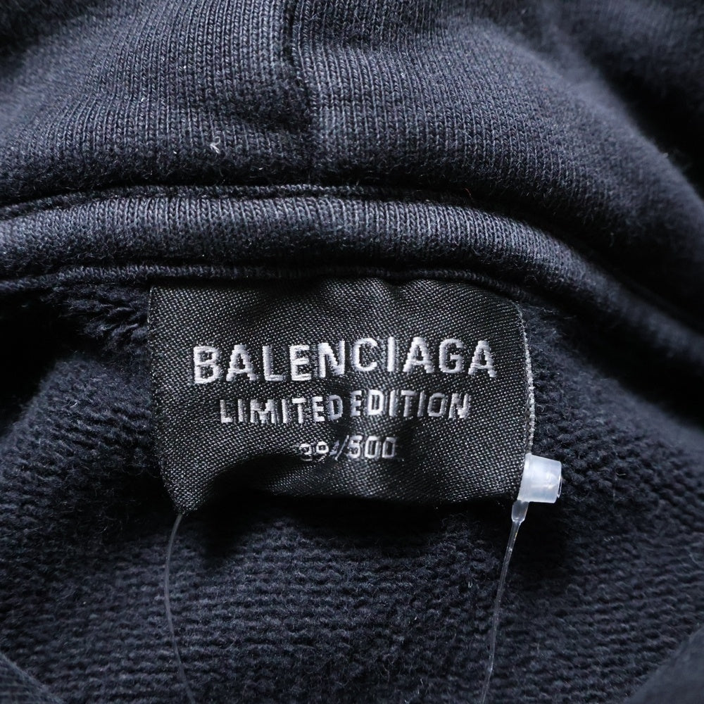 BALENCIAGA(バレンシアガ) 24AW BFRND SERIES コネクテッド プルオーバーパーカー ブラック 739024 TQVG7